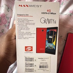 MAXWEST Gravity 6 6″ 8GB/1GB Dual SIM 4G HSPA+ Android 4.4 Red 13MP