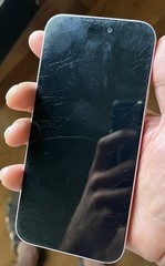 Apple Iphone 15 Plus 256GB Pink (Unlocked), Cracked Back, Battery 88%