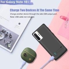 For Samsung Galaxy Note 10 plus 6000 mAh Case for Portable Charger Battery Case