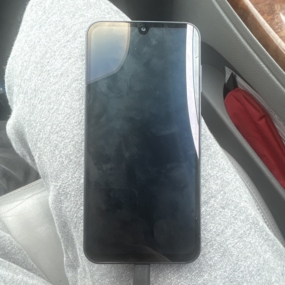 Samsung Blue Bar Smartphone with Dual Rear Cameras Sleek Design Mobile Phone