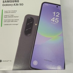 NEW! Samsung Galaxy A36 5G 128GB Super AMOLED Cricket Wireless Prepaid Phone WoW