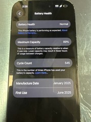 iPhone 15 128GB iOS 26.5