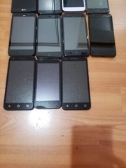 Lot of 15 Mixed Brand LG /and other 32GB/16GB/8GB Smartphone For part