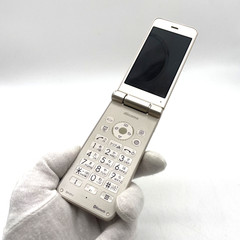 Sharp AQUOS Keitai SH-01J Gold Flip Phone Unlocked SIM Free Used & Tested Japan