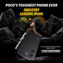 POCO X8 Pro (Black, 256 GB 12GB RAM) Dimensity 8500-Ultra 6.59 ” Global Version.