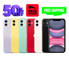 Apple iPhone 11 64GB/128GB Unlocked Black, White, Green – Verizon/T-Mobile