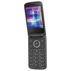 TCL Flip 8GB Black US Cellular Flip Phone 2-4.9MP Camera MicroSD Support