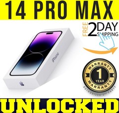 APPLE IPHONE 14 PRO MAX – 256GB – PURPLE (FACTORY UNLOCKED) ✤SEALED✤