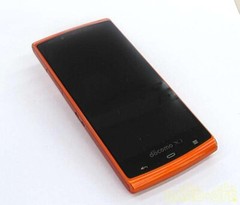 SHARP Smartphone Model: SH-07E Full Face Orange Android 4.2 JAPAN 4.3 inch