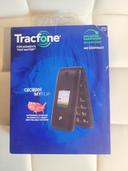 Alcatel MyFlip MyFlip 2 A405DL Grayish Blk ( TracFone ) Flip Phone NEW