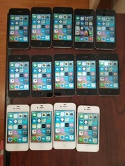 Lot of 14 Apple iPhone 4S A1387 16GB Black/White ( AT&T/ Verizon/Unkown )