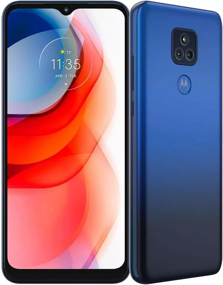 Motorola Moto G Play (2021) XT2093-3 32GB Blue T-Mobile Unlocked, Heavy Scratch