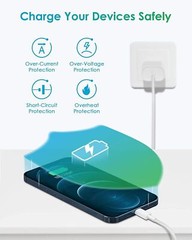 20W Super Fast Wall Charger +Cable Type C For iPhone 7/8/10/11/12/13/14 Pro X XR