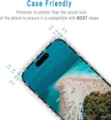 2PCS Screen Protector for iPhone Air/iPhone 17 Air 6.5 Inch Full Coverage Anti S