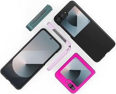 2X Screen Protector for Samsung Galaxy Z Flip 7 FE/Z Flip 6 Case, Black