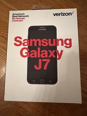 Samsung Galaxy J7 SM-J127 – 16GB – Black (Verizon) Smartphone