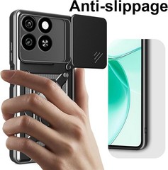 ZTE Blade A35 4G Z2453 Case with Tempered Glass Screen Protector for ZTE Blade A