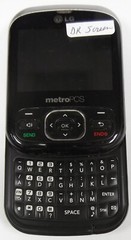 LG Imprint MN240 – Silver and Black ( MetroPCS ) Rare CDMA Slider Phone