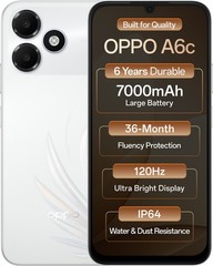 OPPO A6c (White, 128 GB 4GB RAM) T7250 Octa Core Processor Global Version.