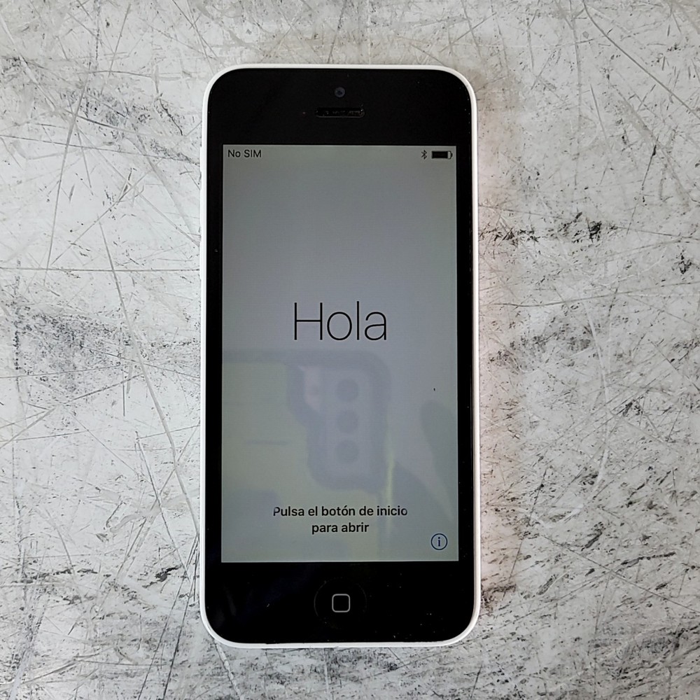 APPLE iPhone 5c A1532 Smartphone WHITE 8GB UNKNOWN CARRIER SEE NOTES