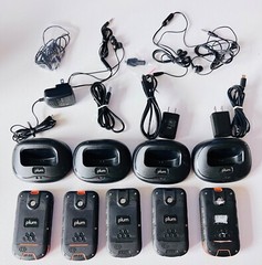 Lot of 5 Defective Plum RAM Plus 4G Volte IP68 Proof Rugged Flip (Unlocked)