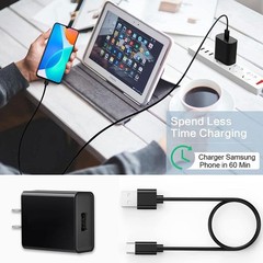 USB-C Fast Charger Adapter for Samsung Galaxy A14 5G, A23 5FT