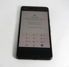Original Google Pixel 2 Black Sim Unlocked PIN Locked Smartphone Screen Burn