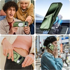 Shockproof Green Translucent Matte Phone Case for Google Pixel 10 Pro/10, Slim &
