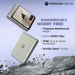 MOTOROLA Razr 60 (PANTONE Gibraltar Sea,256GB STORAGE 8GB RAM) NO TARIFFS IN USA