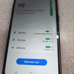 SAMSUNG GALAXY A01, CRICKET WIRELESS (SM-A015AZ) 16GB – Good Condition
