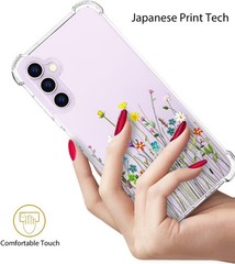 Cute Clear Samsung Galaxy S23 Plus Case for Women Girls, S23+ Transparent Design