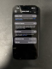 Apple iPhone 15 Black 128GB Factory Unlocked MTLV3LL/A