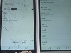 Lot of 4 Working Cracked LG Smartphones – Rebel 4 / Journey / G3 / K20 Plus