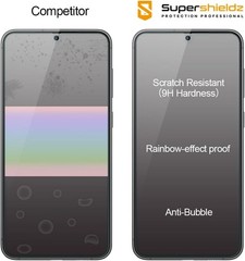 3 Pack Screen Protector Tempered Glass for Samsung Galaxy S24+ / S24 Plus, Bubbl