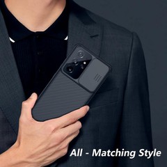 Samsung Galaxy S21 Ultra Polycarbonate Case with Extendable Camera Cover-Black