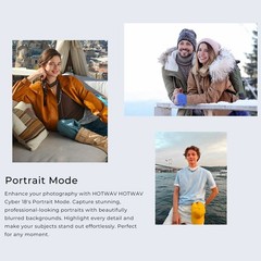 HOTWAV Cyber 18 4G LTE Android 16 AI Rugged Phone Outdoor NFC Mobile Dual Screen