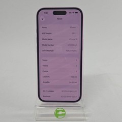 Unlocked Apple iPhone 16 128GB 26.5 Pink MYAR3LL/A
