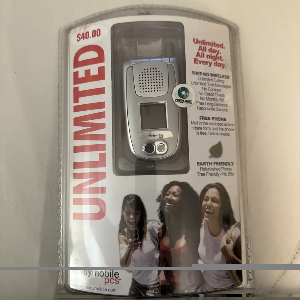 Sanyo Readymobile PCS Prepaid Wireless phone