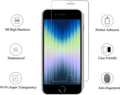 iPhone SE 2020 / 2022 4.7 inch Tempered Glass Screen Protector 3 Pack Clear