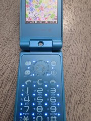 Kyocera Willcom Wx334K Japanese Flip phone Feature phone Garakei Keitai 2010