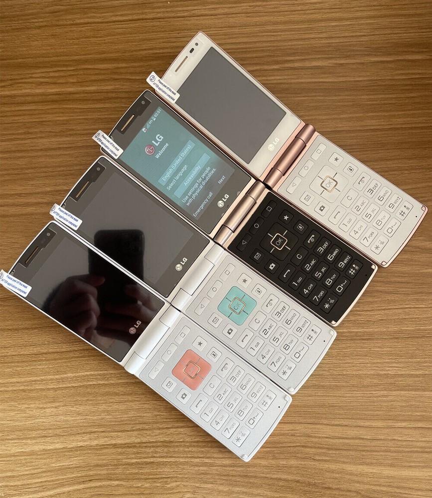 LG Wine Smart D486 4GB ROM 3.5″ Android Flip Keyboard 4G LTE Unlocked Smartphone