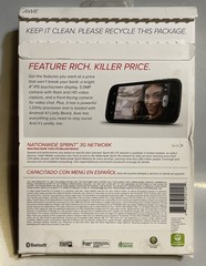 Virgin Mobile Android 3G Wi-Fi Bluetooth Capable 4.0” Touchscreen NIB