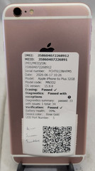 Apple iPhone 6s Plus 32GB MN3D2 – OS: 15.8.8 – MINOR SCREEN SCRATCHES – SEE DESC