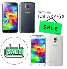 Original GSM Unlocked AT&T/T-Mobile Samsung Galaxy S5 G900 4G LTE Phone Android