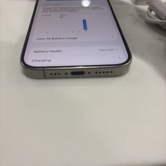 Apple iPhone 15 Pro – 512 GB -Natural Titanium Silver (Unlocked) EUC 90% Health