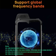 4G LTE Android 13 Rugged Smartphone NFC Mobile Waterproof 128G POC UNIWA W999