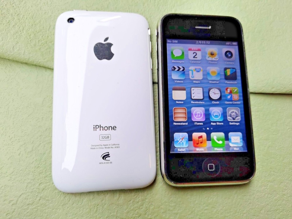100% working Apple iPhone 3GS 32GB 16GB 8GB White Black (Unlocked) A1303 (GSM)