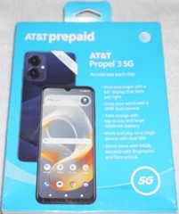 Propel 3 5G, 64GB, Midnight Blue – At&t Prepaid Smartphone – Brand New Sealed