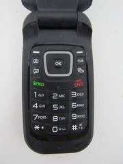 LG True- B460 Cricket Wireless Flip Phone Black (Pg99E)