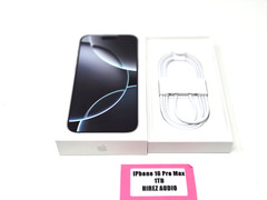 Open Box Apple iPhone 16 Pro Max 1TB Black Titanium Unlocked 2 Cycle 100% Life